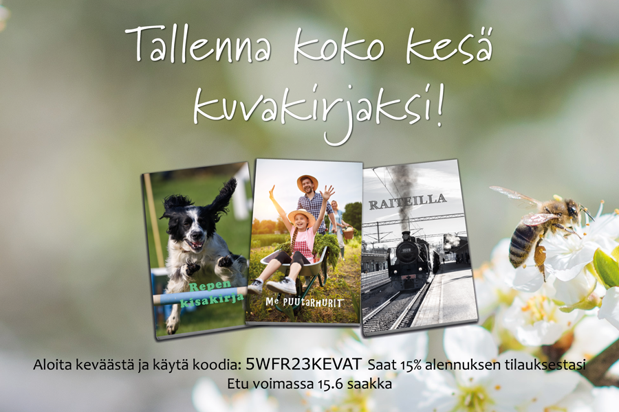 Koko kesä kuvakirjaksi!